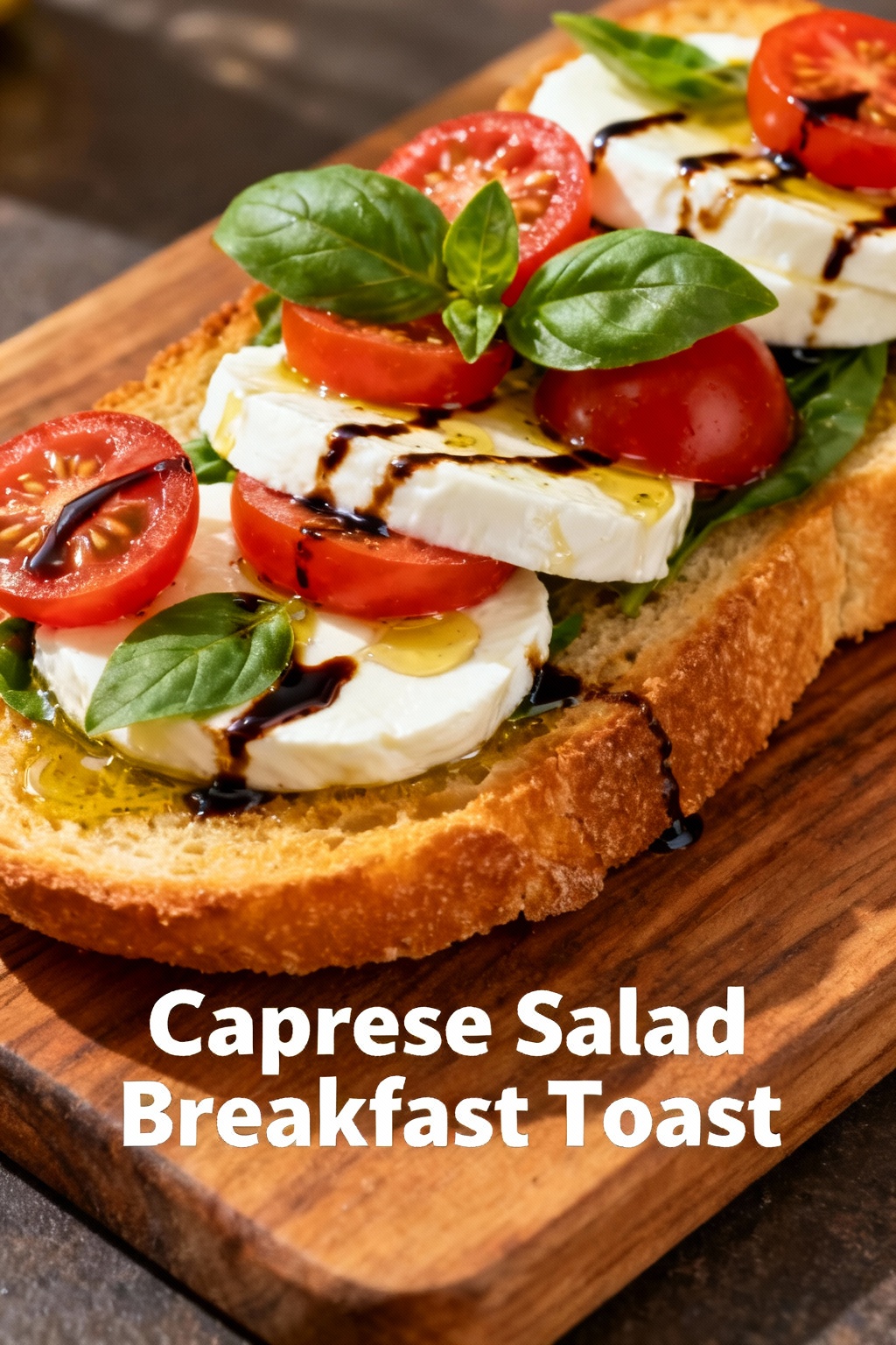 Caprese Salad Breakfast Toast