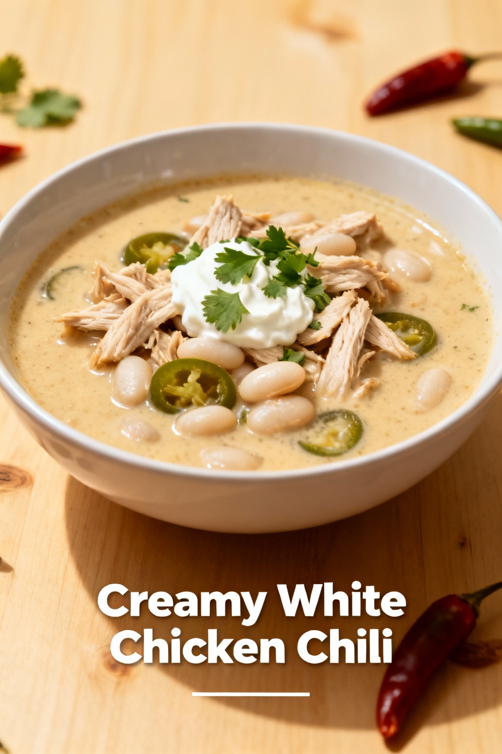 Creamy White Chicken Chili