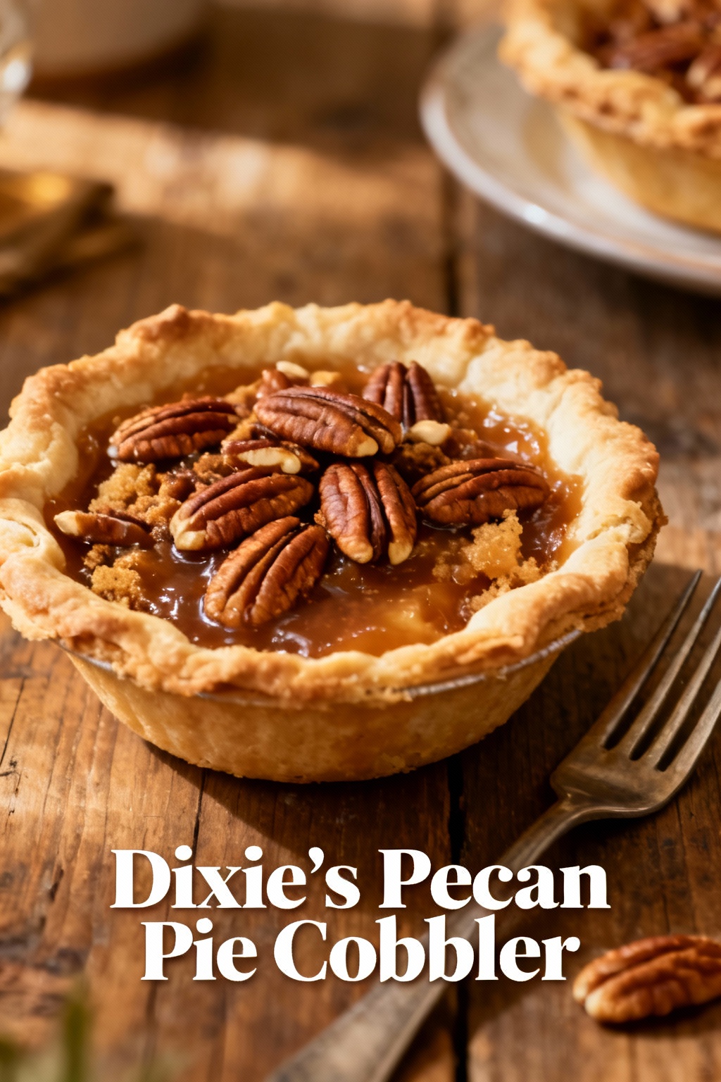 Dixie's Pecan Pie Cobbler