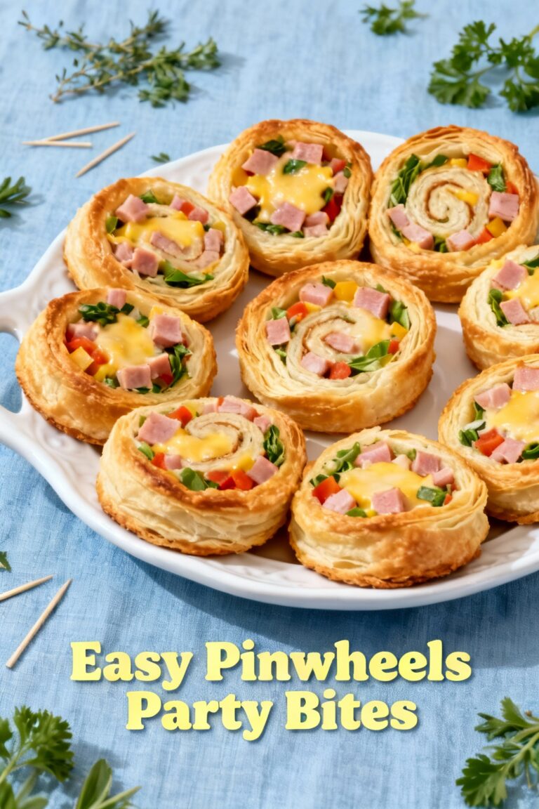 Easy Pinwheels Party Bites