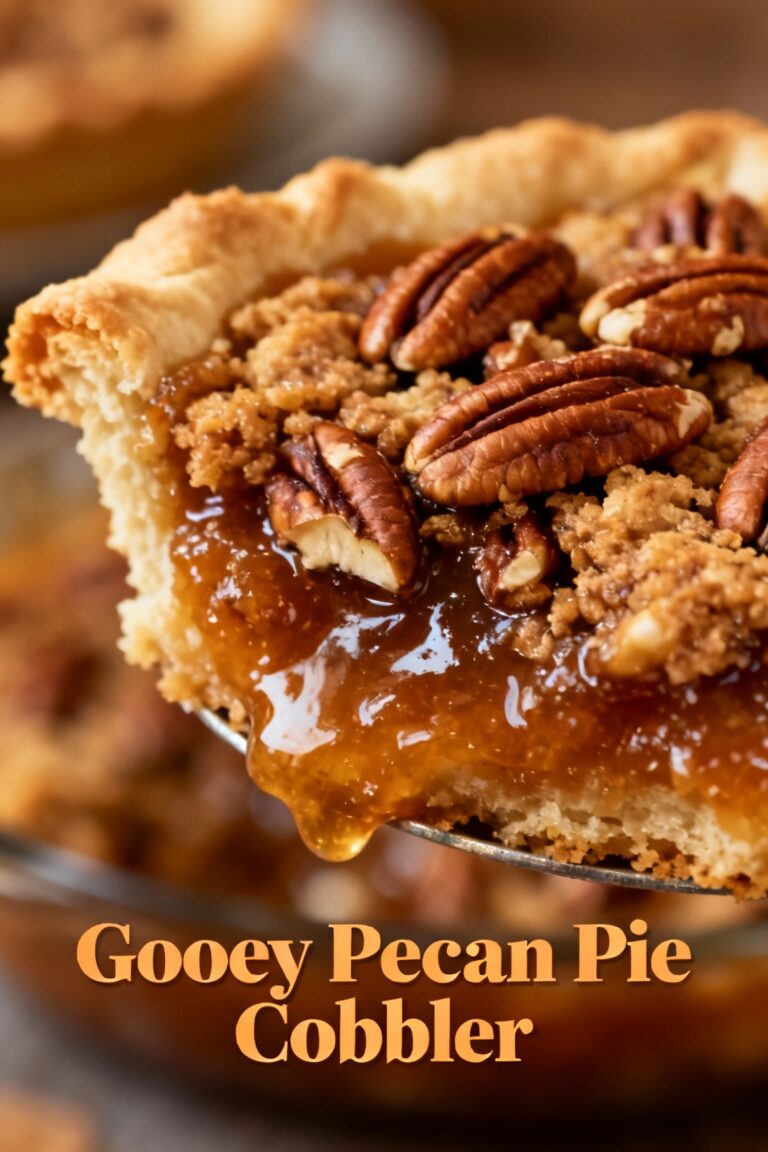 Gooey Pecan Pie Cobbler