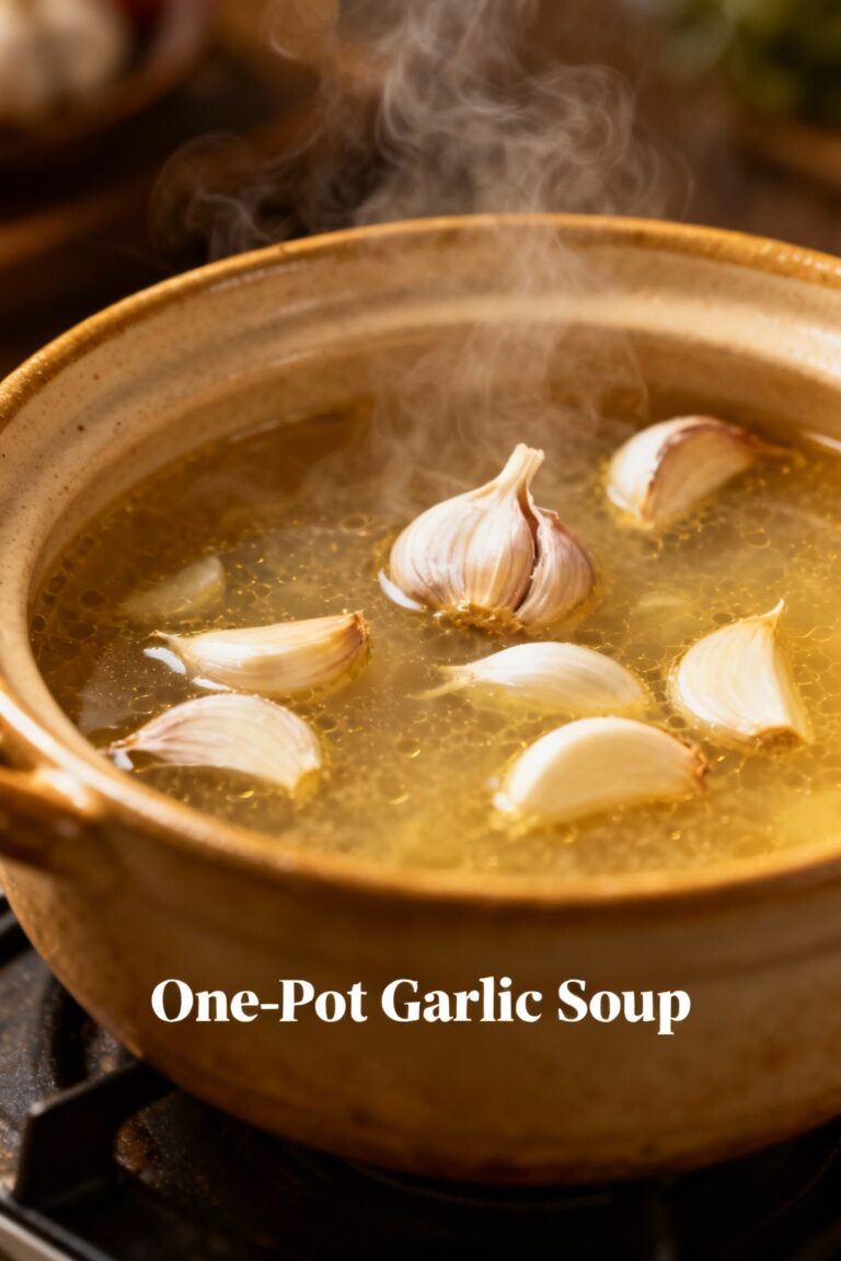 One-Pot Garlic Soup