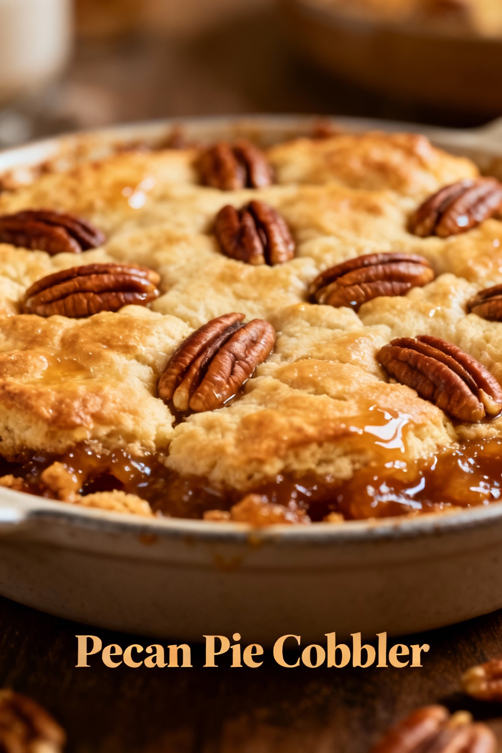 Pecan Pie Cobbler