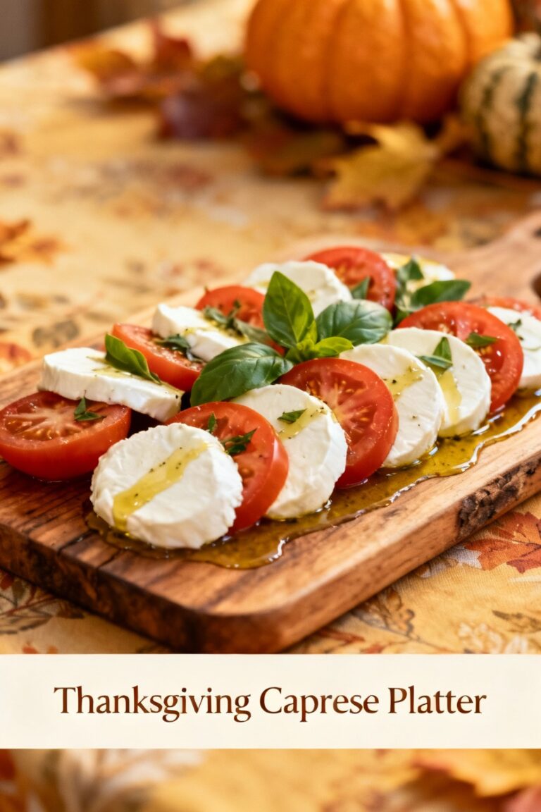 Thanksgiving Caprese Platter
