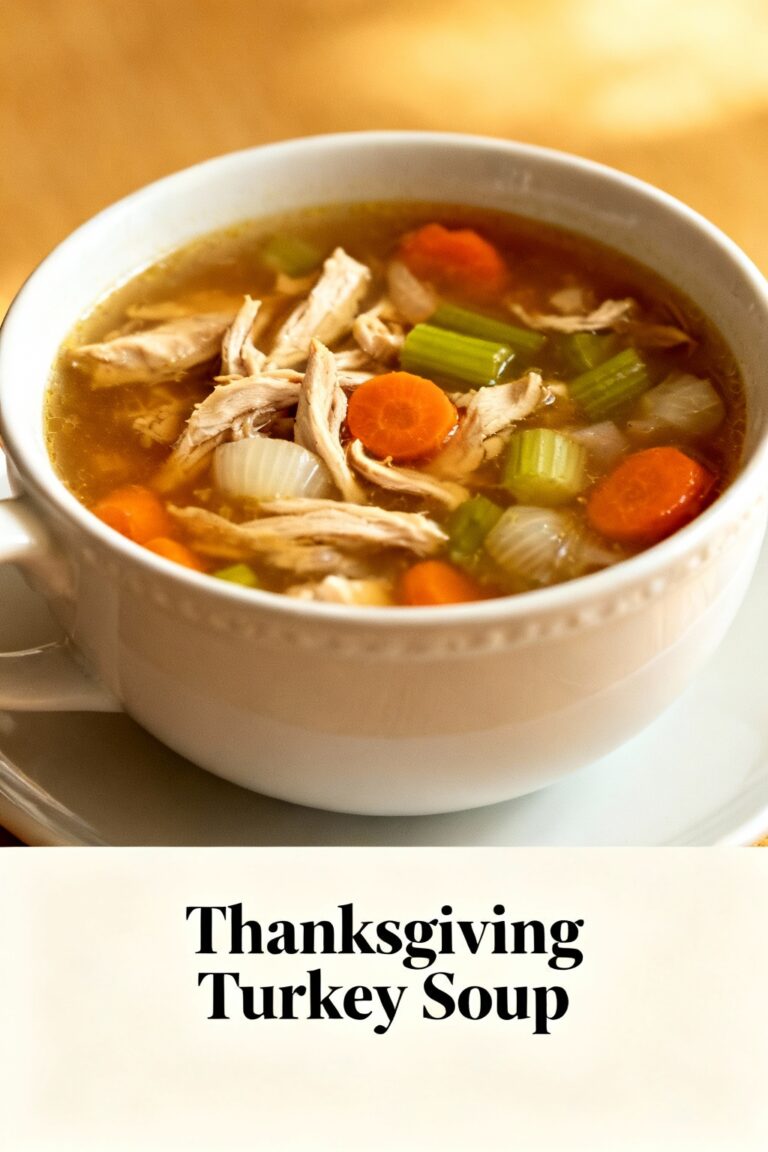 Thanksgiving Turkey Soup