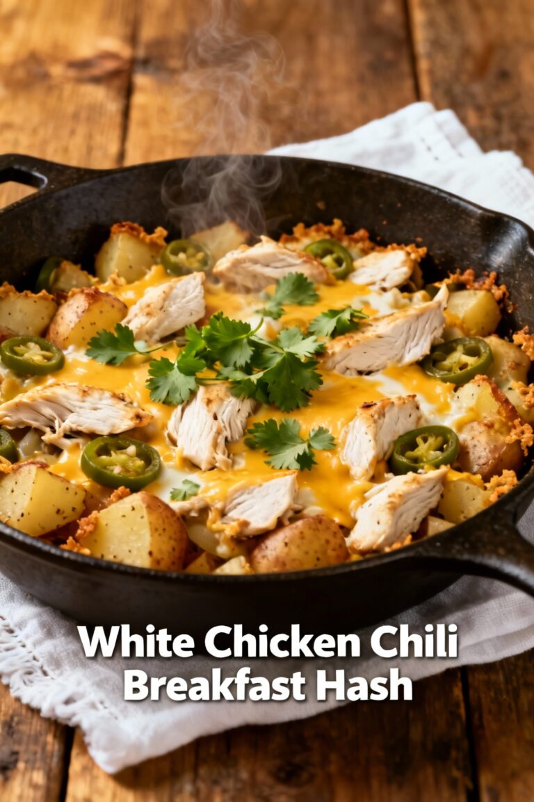 White Chicken Chili Breakfast Hash