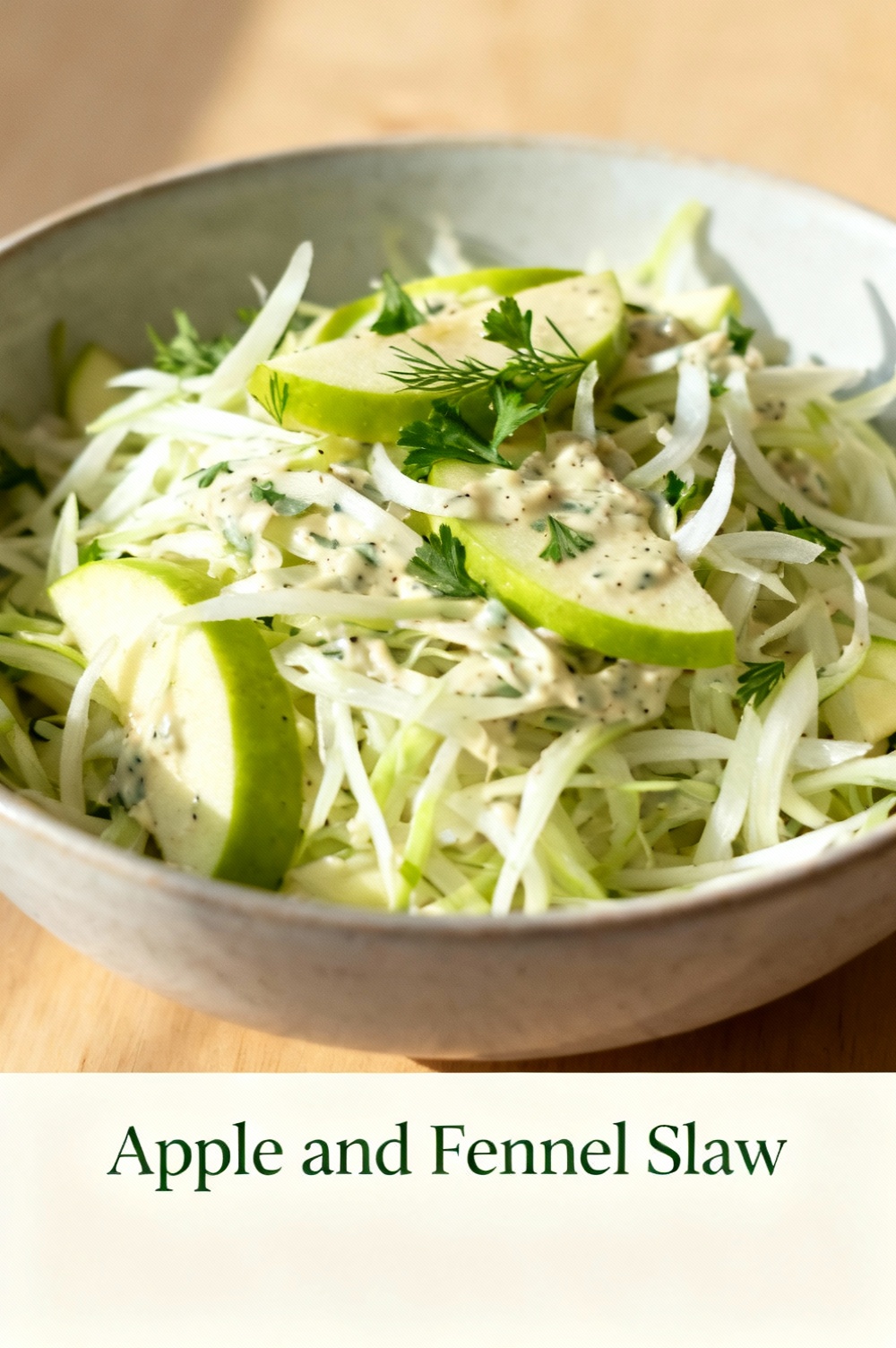 Apple and Fennel Slaw
