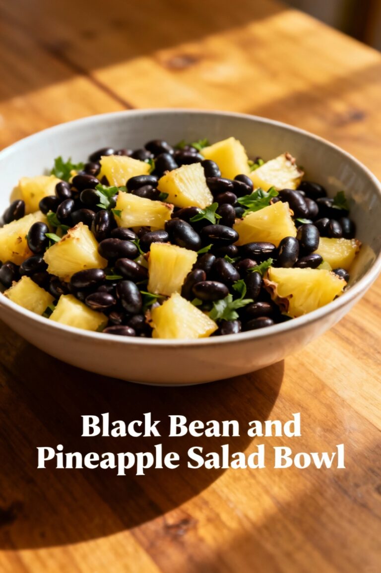 Black Bean and Pineapple Salad Bowl