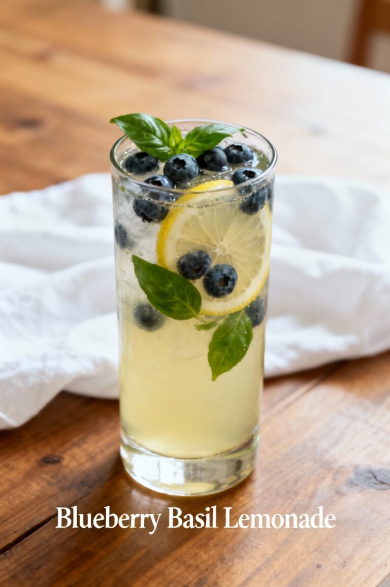 Blueberry Basil Lemonade