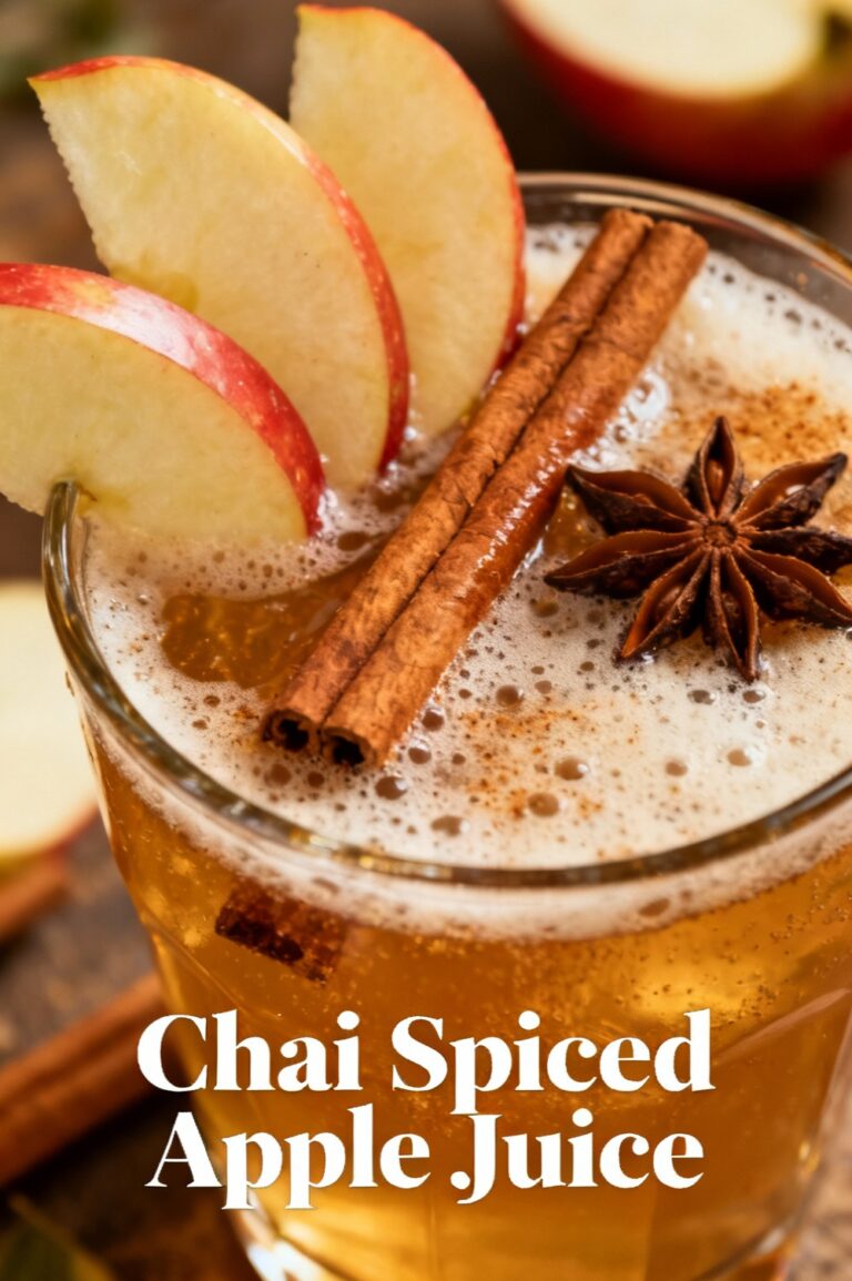 Chai Spiced Apple Juice