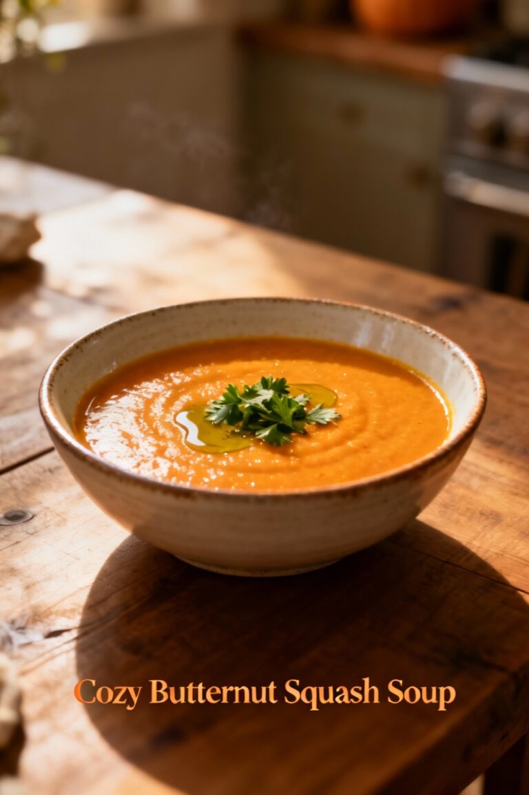 Cozy Butternut Squash Soup