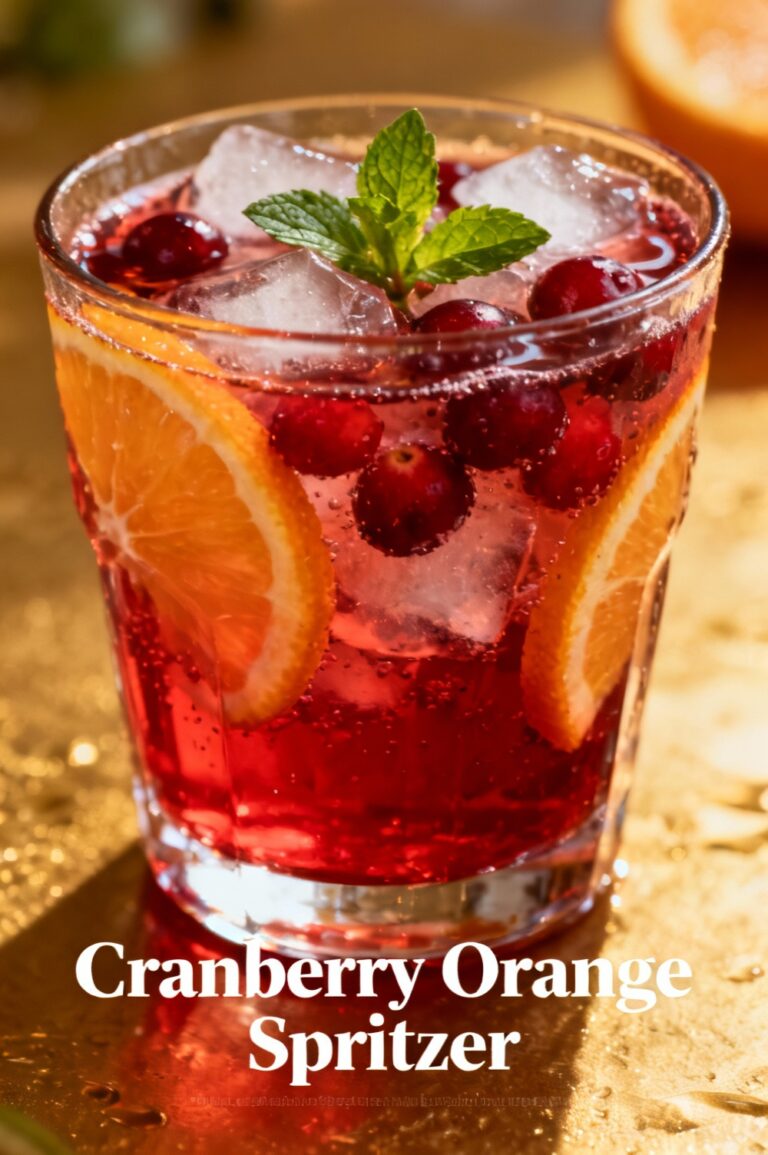 Cranberry Orange Spritzer