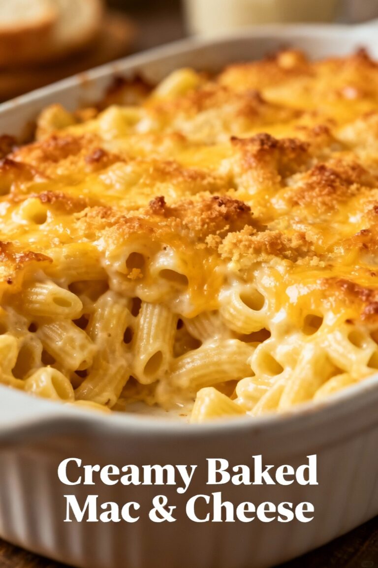 Creamy Baked Mac & Cheese