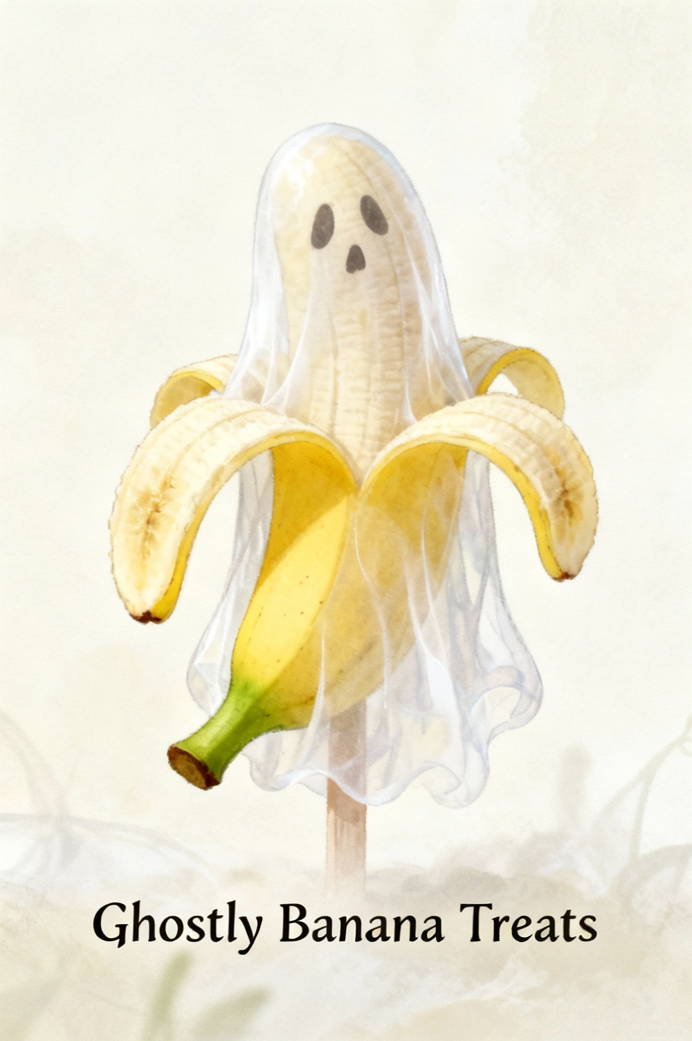 Ghostly Banana Treats