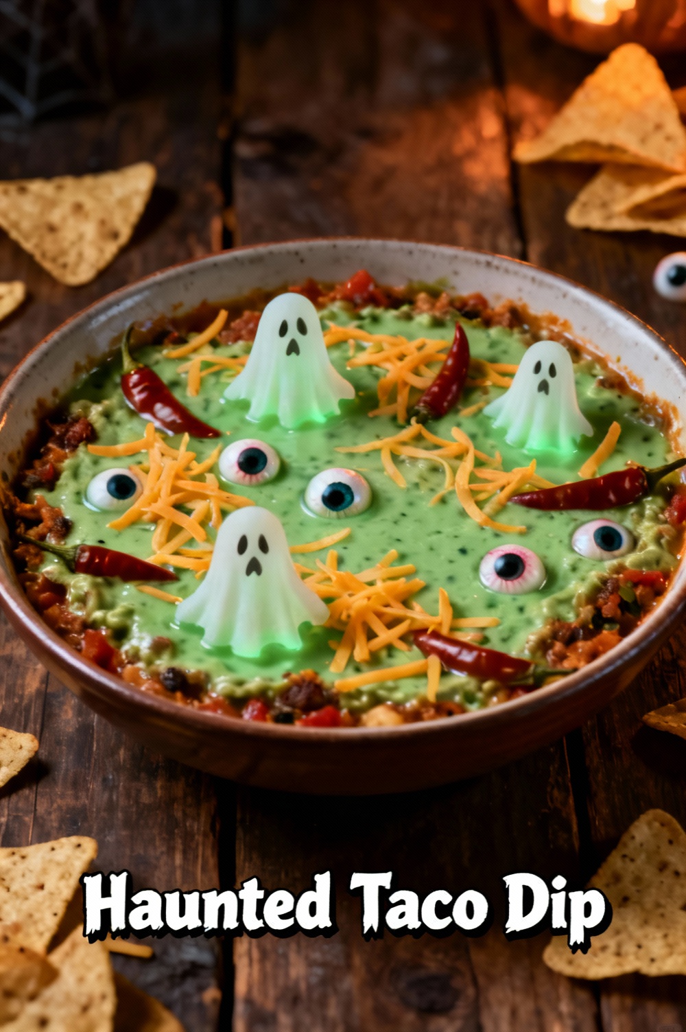 Haunted Taco Dip