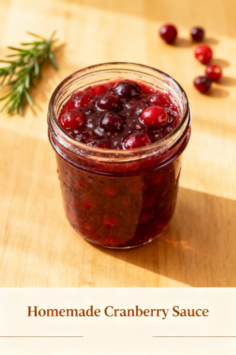 Homemade Cranberry Sauce