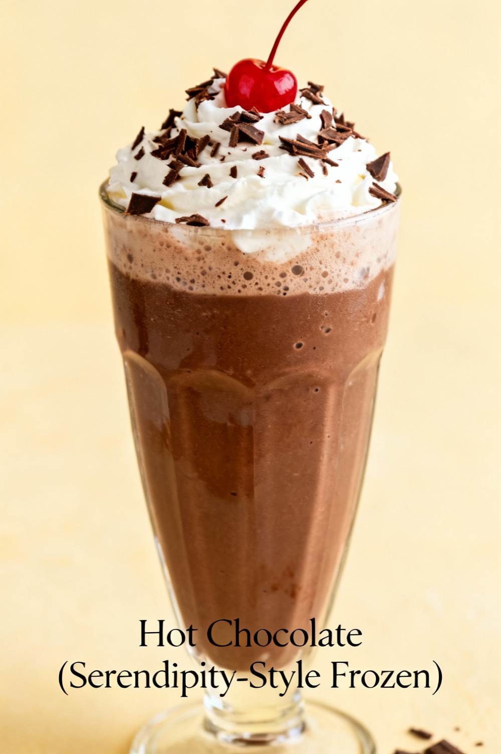 Hot Chocolate (Serendipity-Style Frozen)
