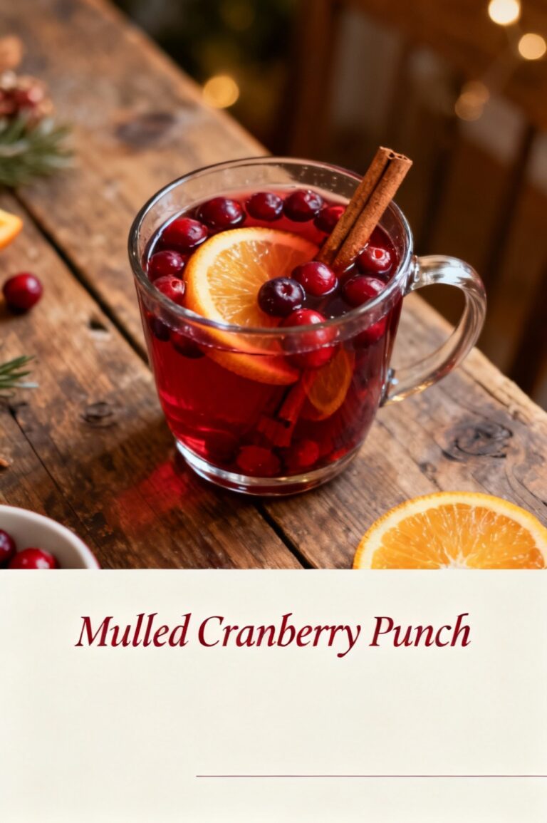 Mulled Cranberry Punch