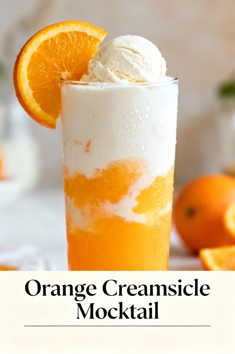 Orange Creamsicle Mocktail