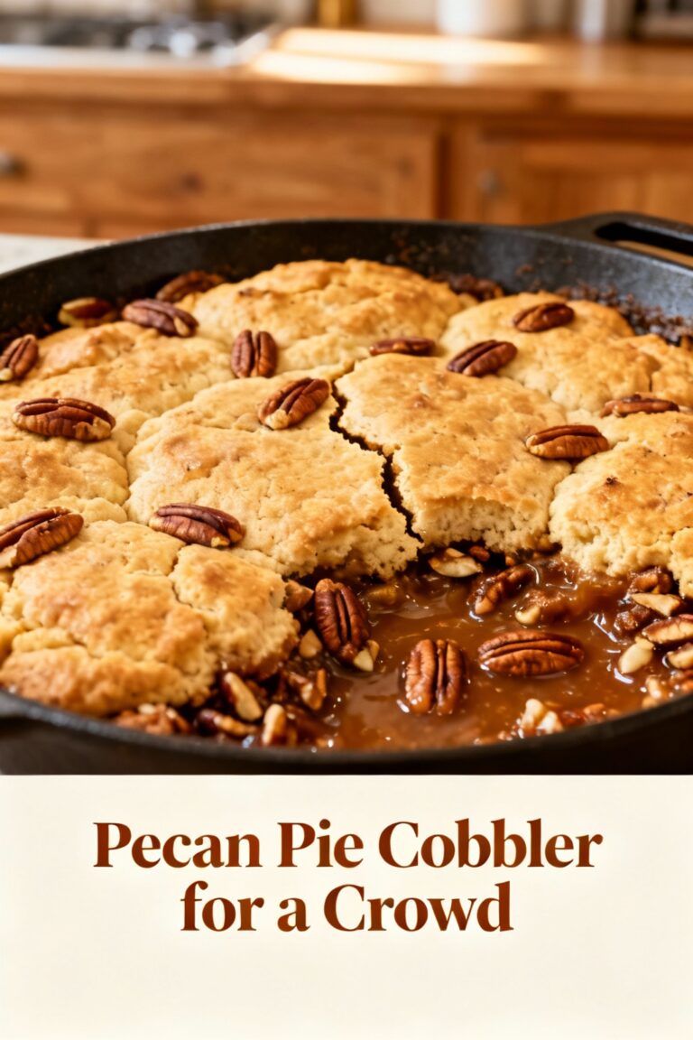 Pecan Pie Cobbler for a Crowd