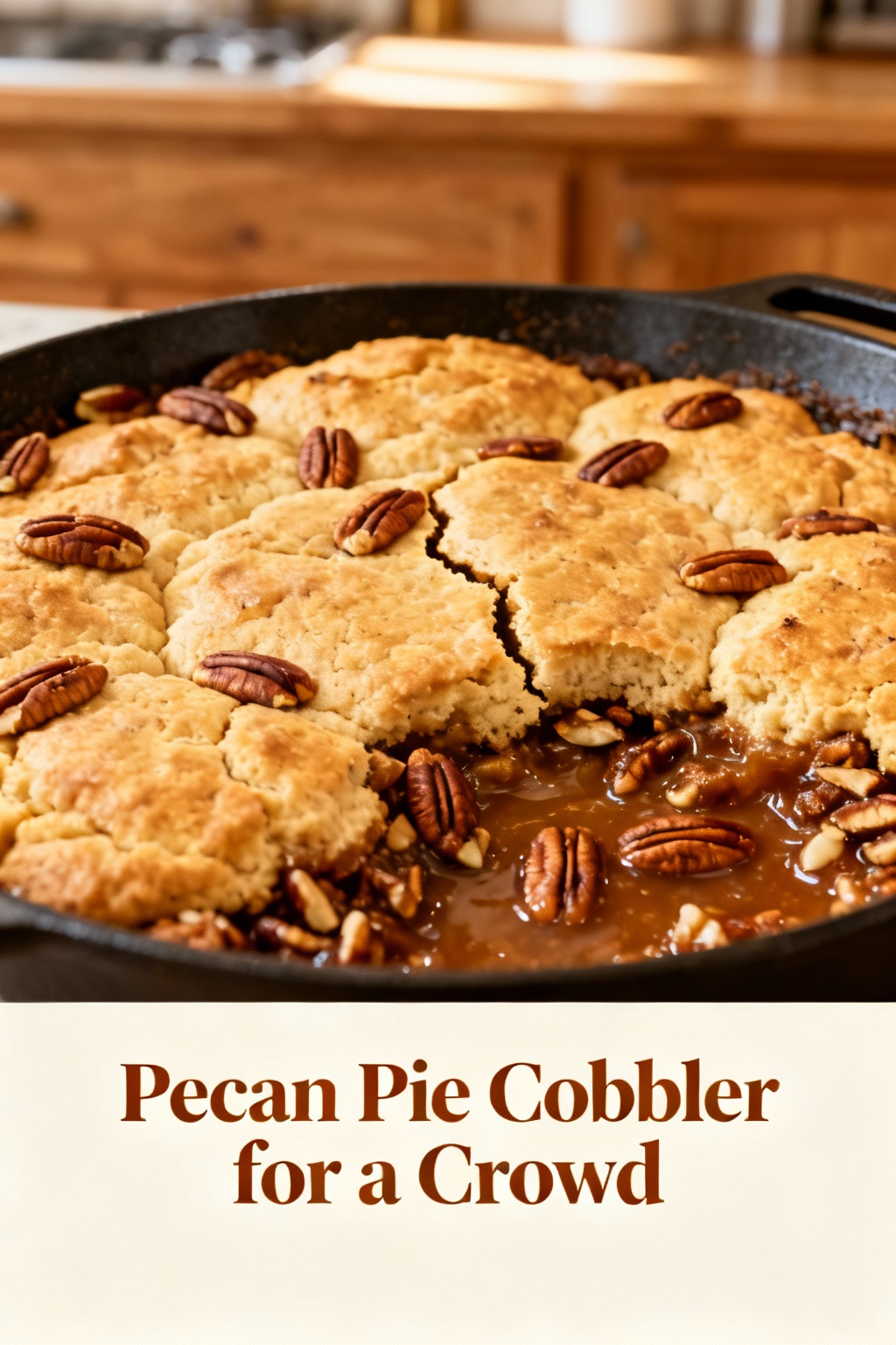 Pecan Pie Cobbler for a Crowd