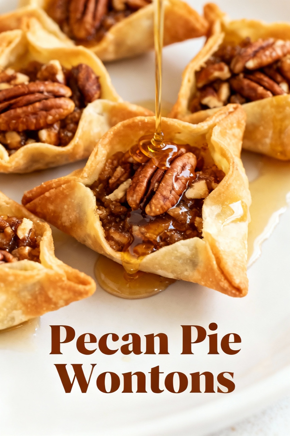 Pecan Pie Wontons