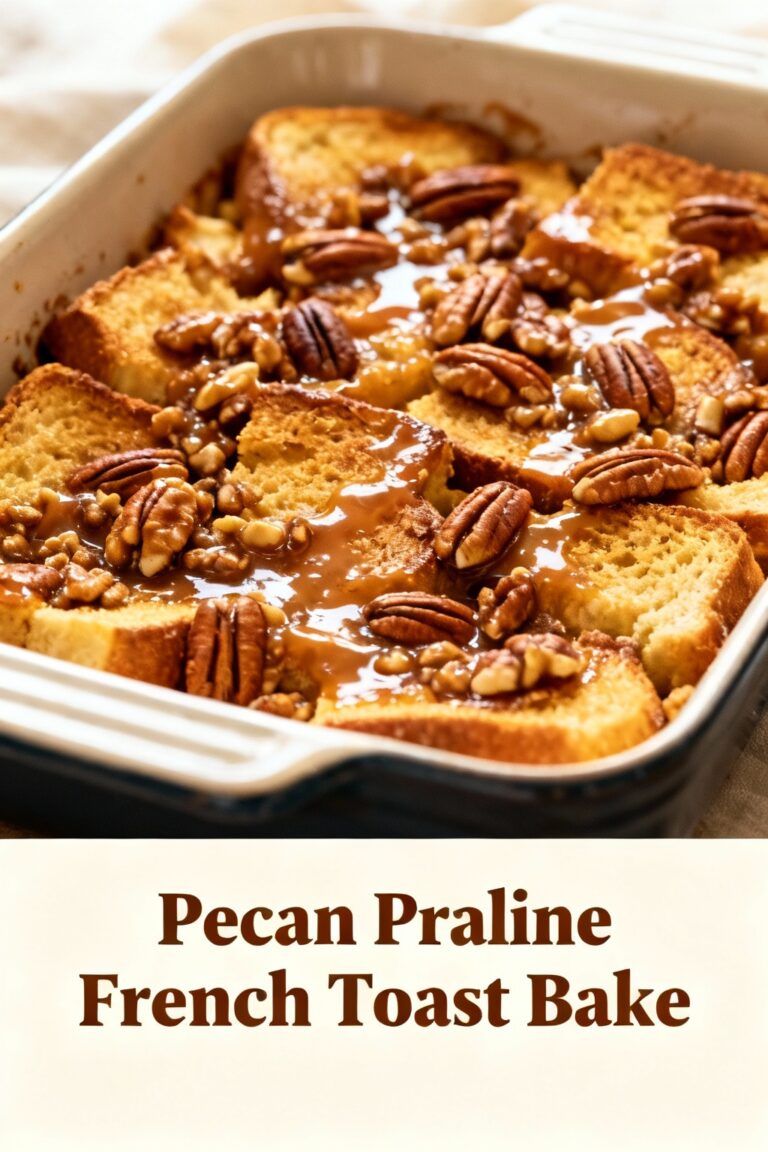 Pecan Praline French Toast Bake