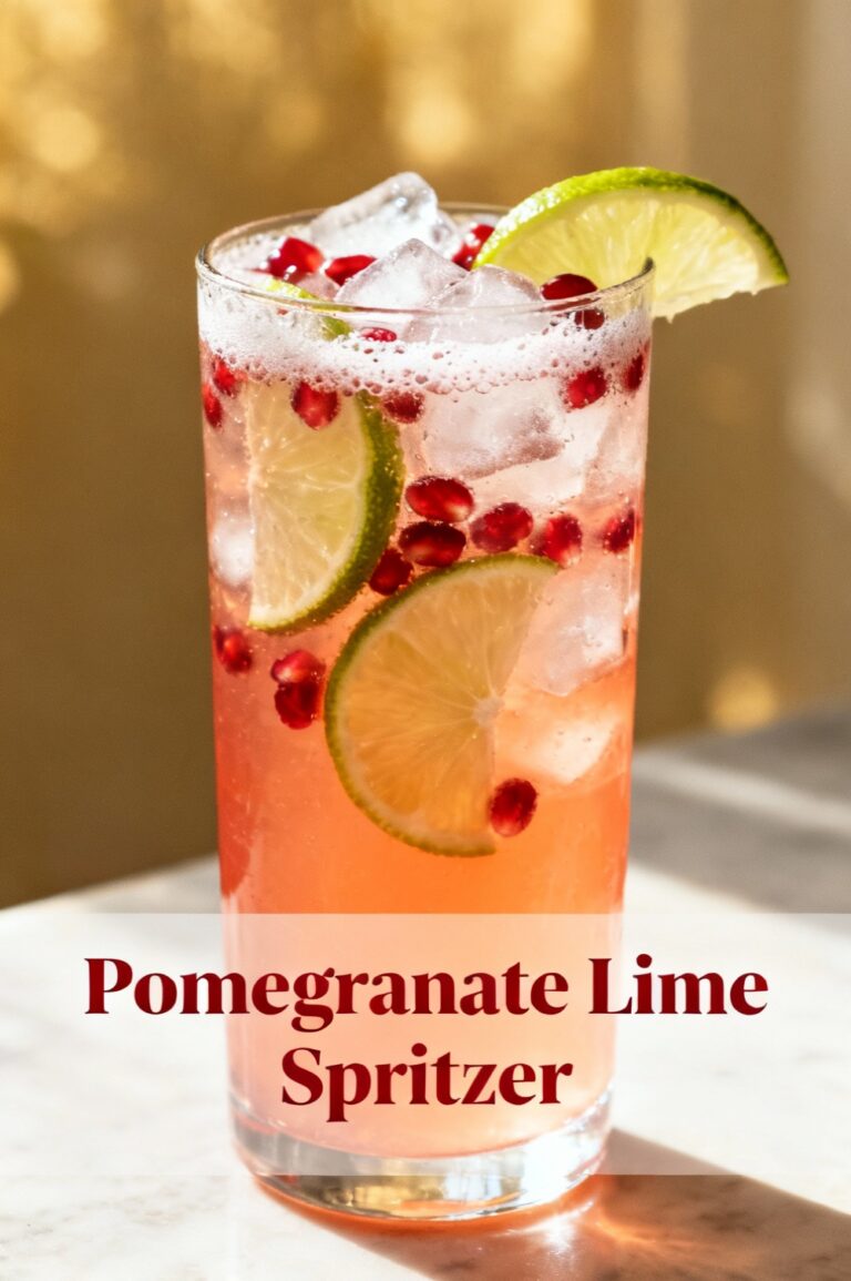 Pomegranate Lime Spritzer