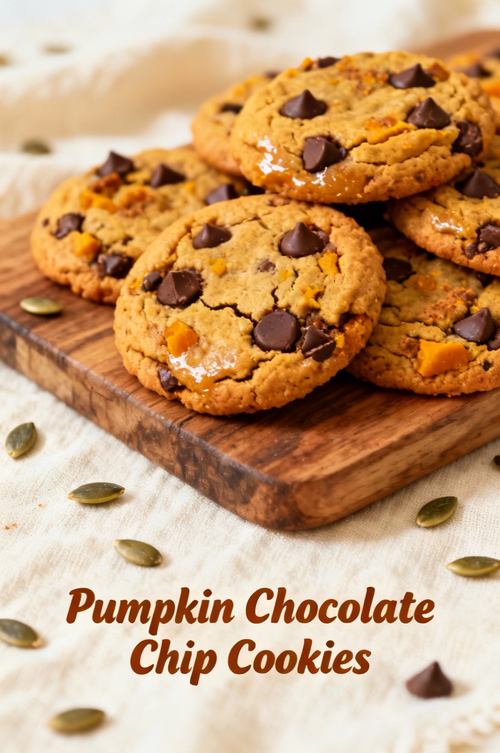 Pumpkin Chocolate Chip Cookies