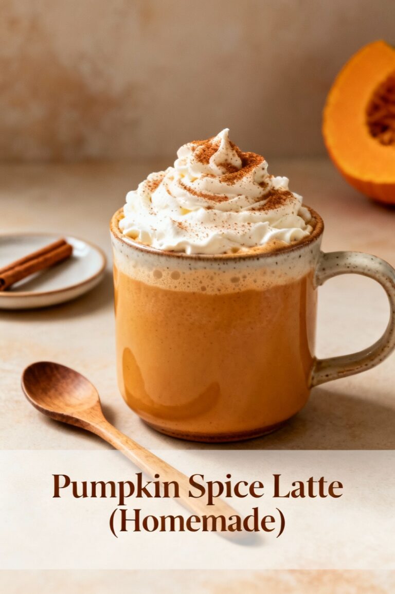 Pumpkin Spice Latte (Homemade)