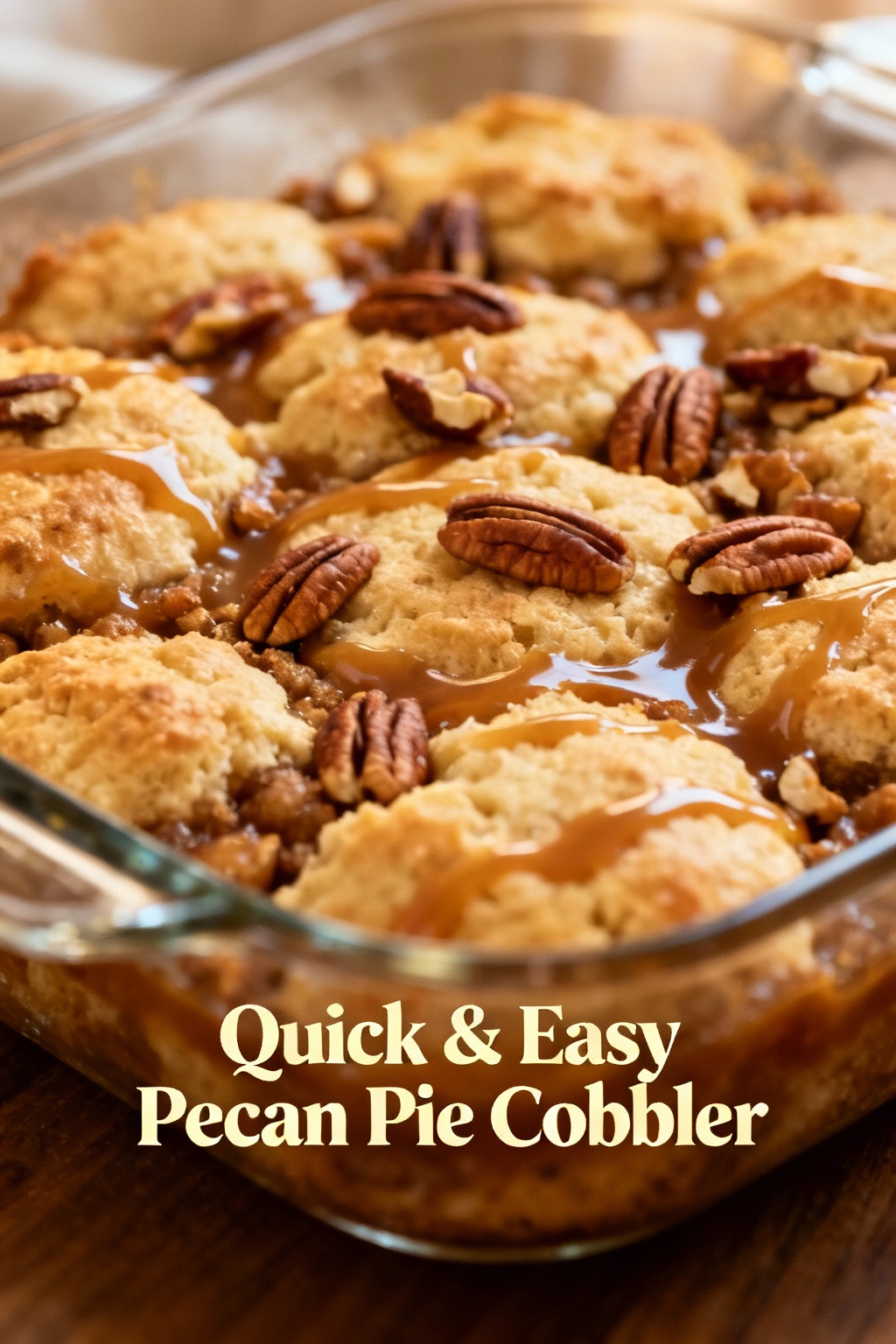 Quick & Easy Pecan Pie Cobbler