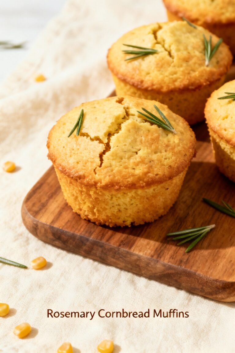 Rosemary Cornbread Muffins