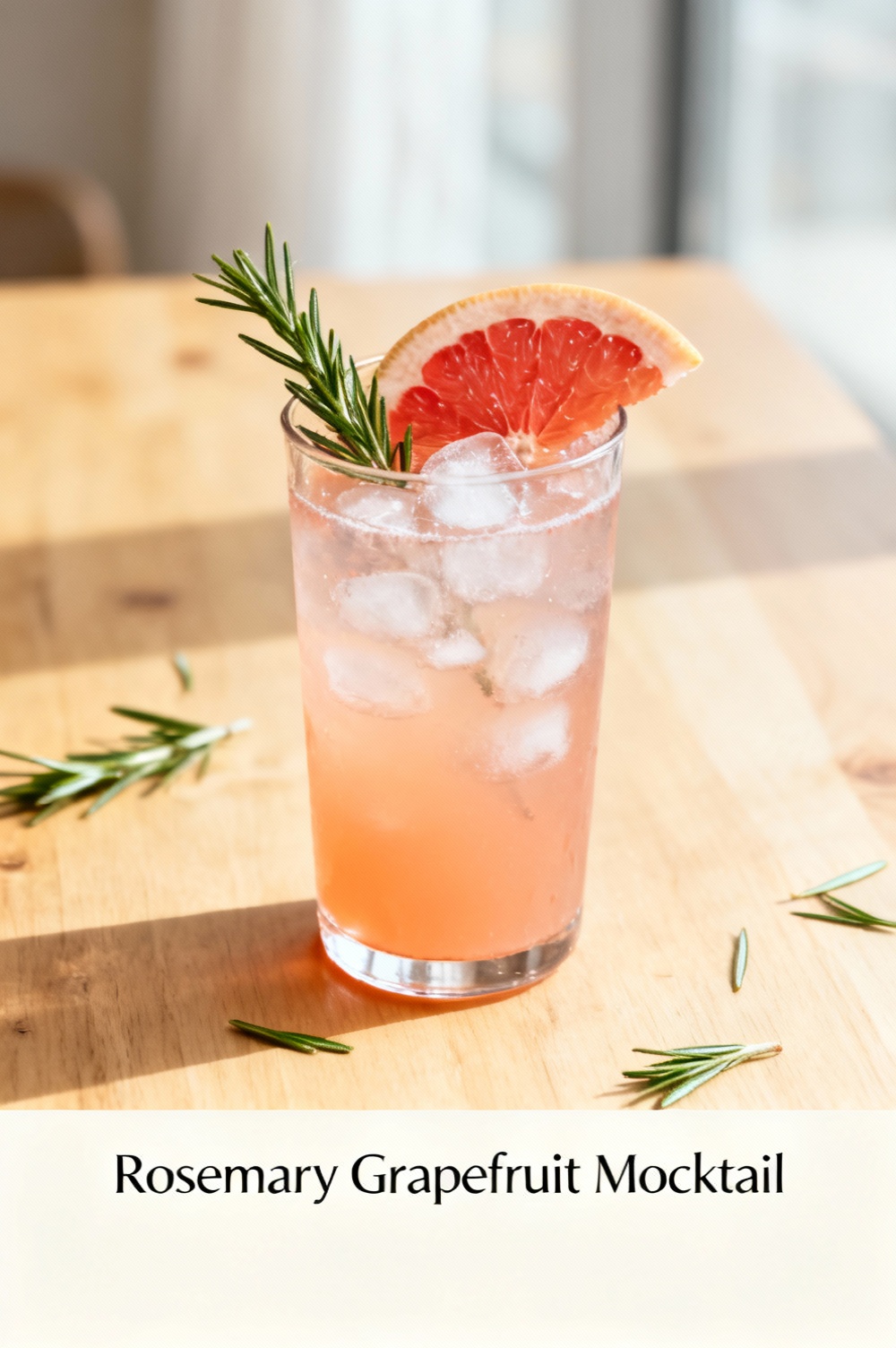 Rosemary Grapefruit Mocktail
