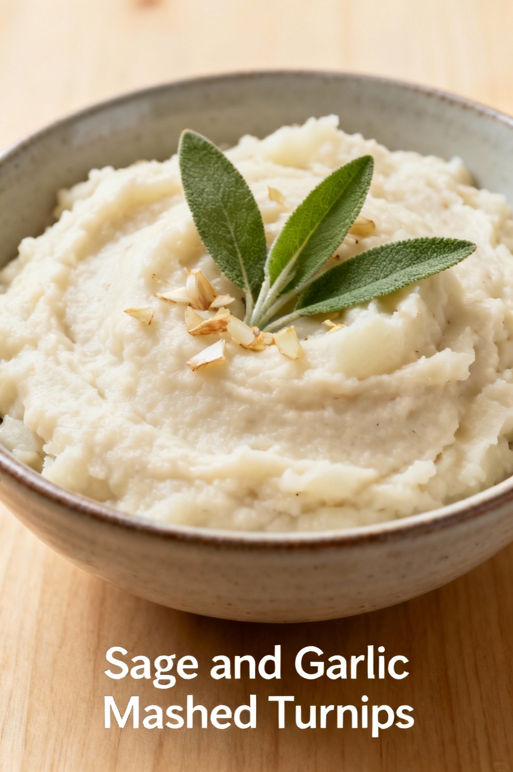 Sage and Garlic Mashed Turnips
