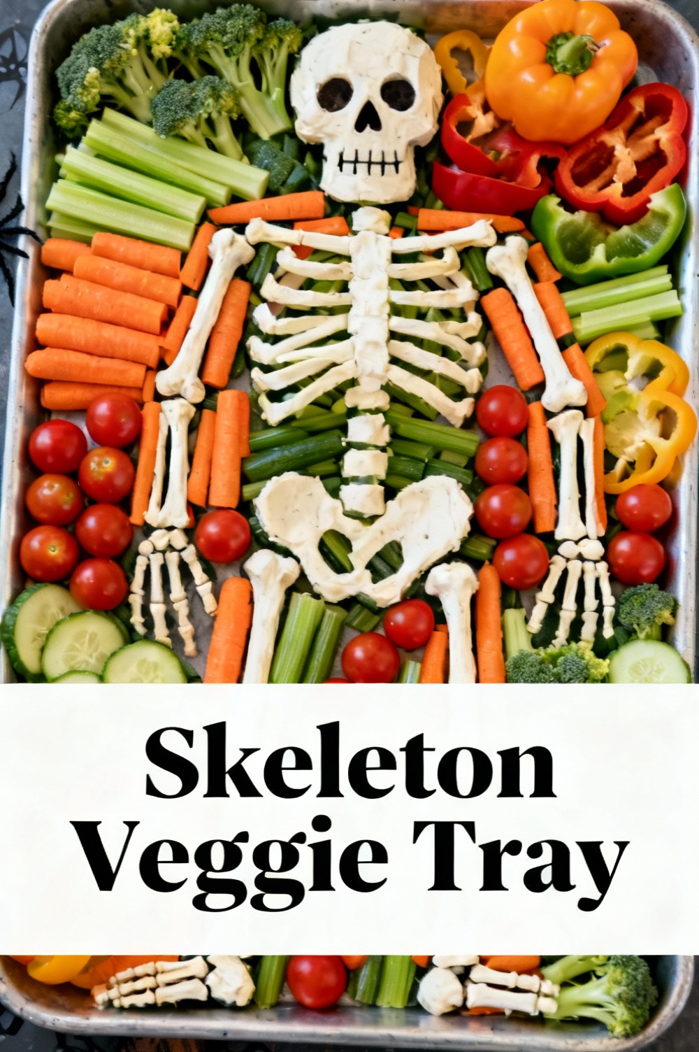 Skeleton Veggie Tray