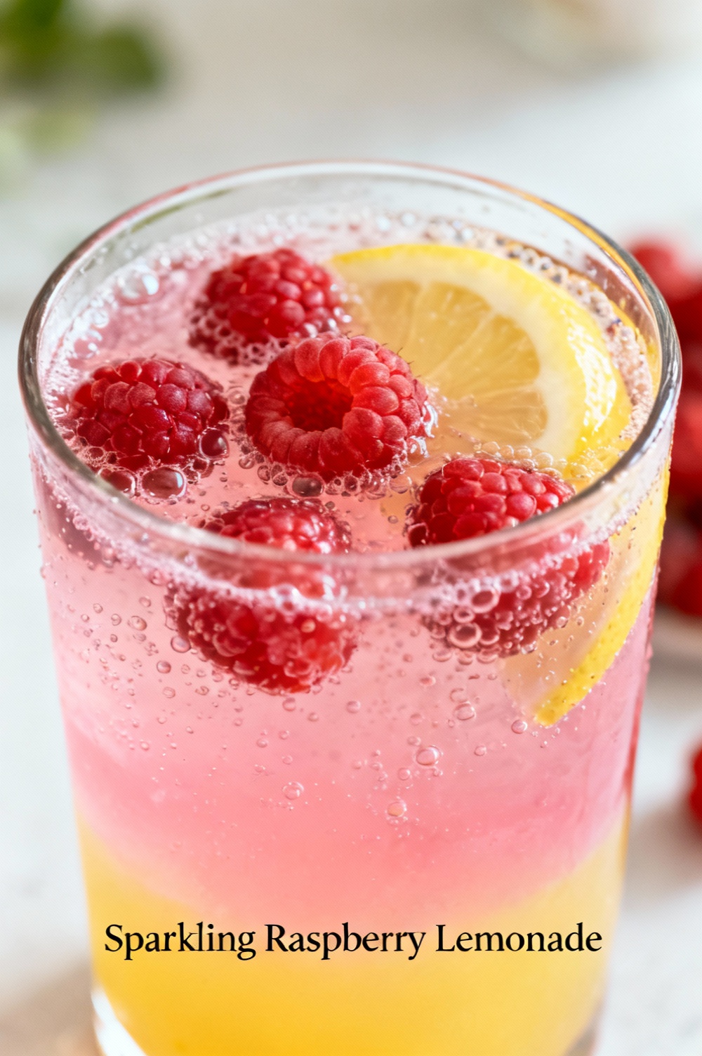 Sparkling Raspberry Lemonade