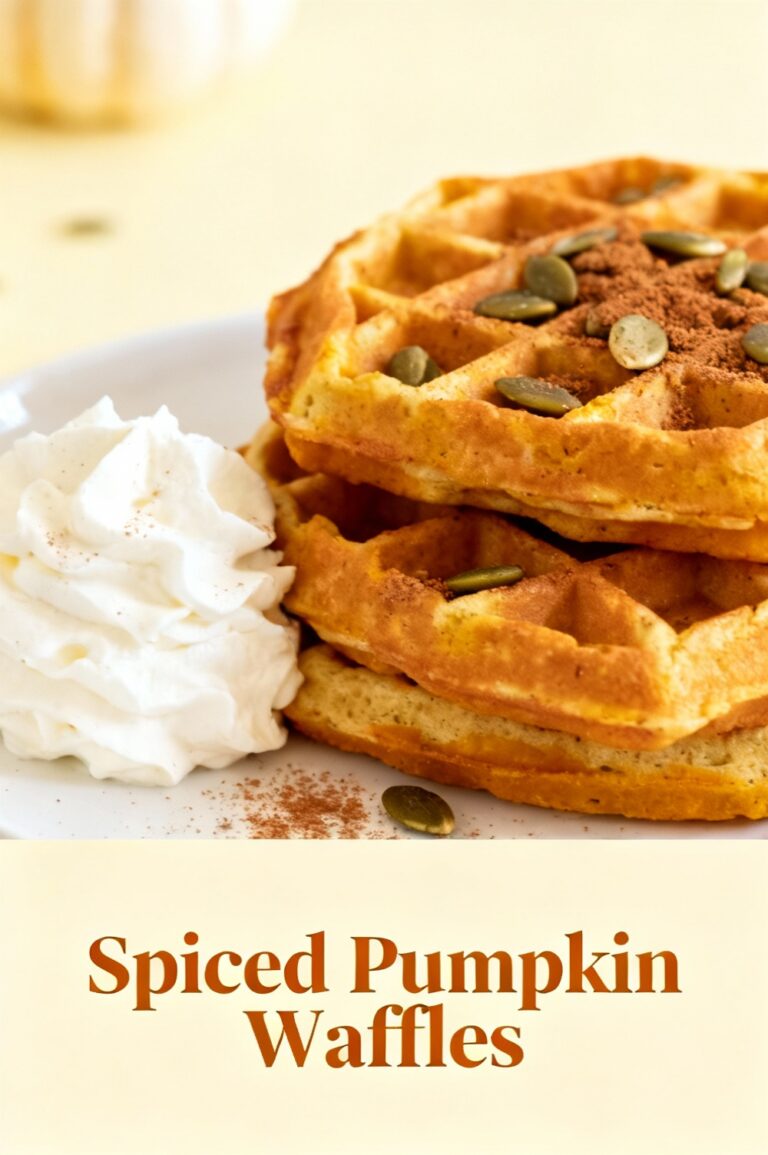 Spiced Pumpkin Waffles