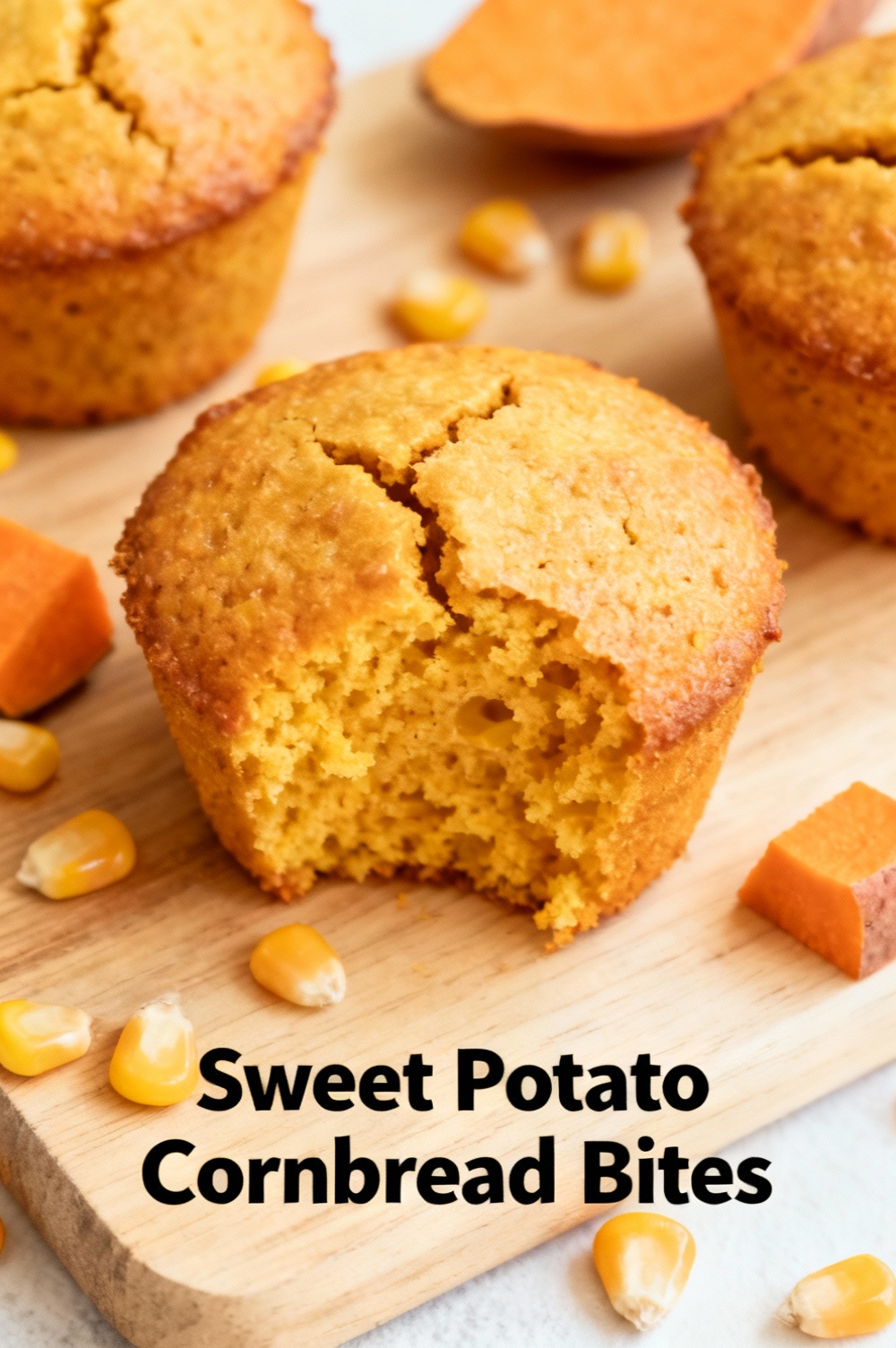 Sweet Potato Cornbread Bites