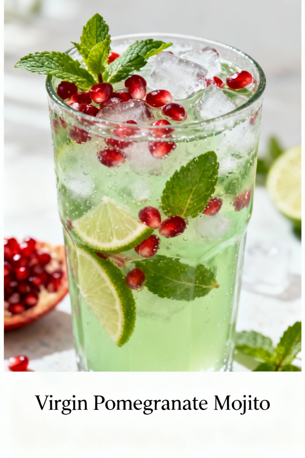Virgin Pomegranate Mojito