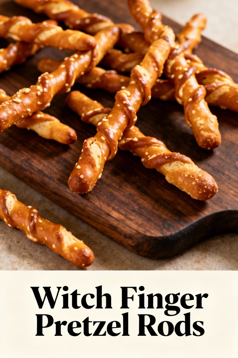 Witch Finger Pretzel Rods