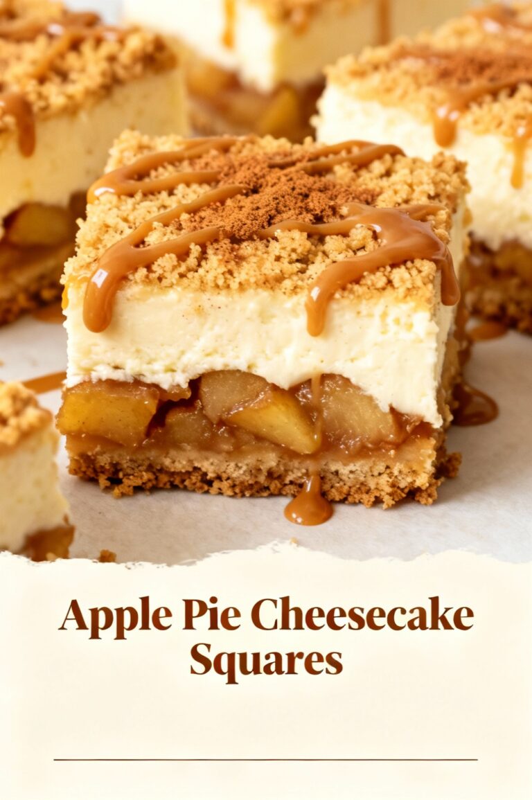Apple Pie Cheesecake Squares