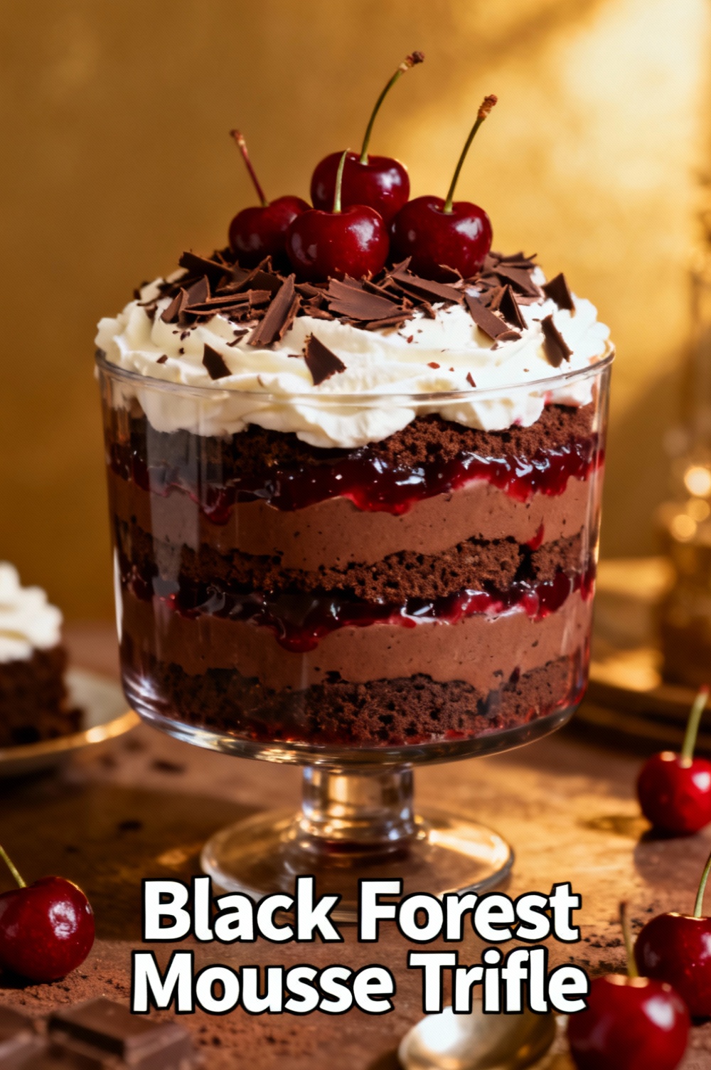Black Forest Mousse Trifle