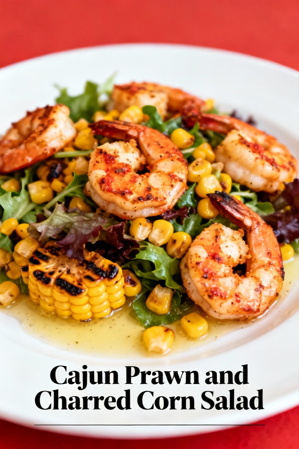 Cajun Prawn and Charred Corn Salad