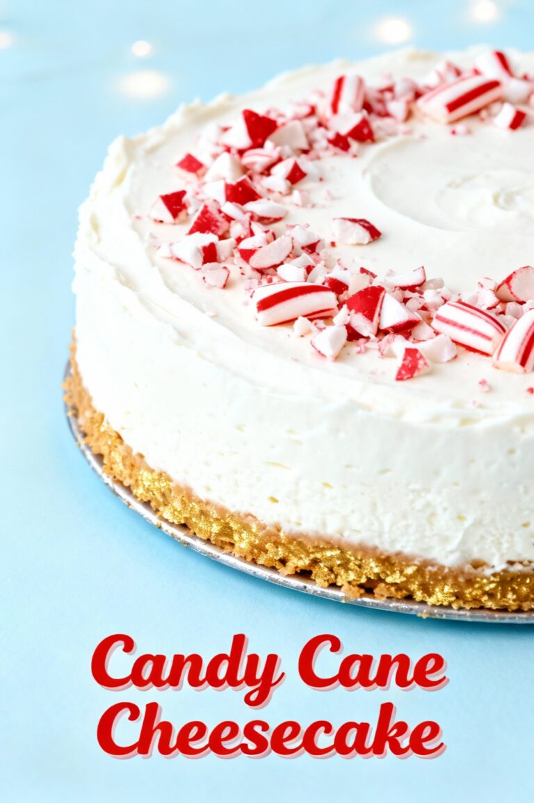 Candy Cane Cheesecake