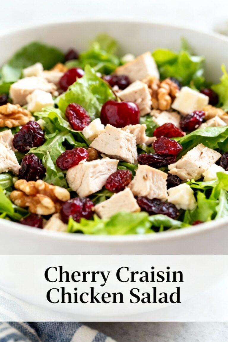 Cherry Craisin Chicken Salad