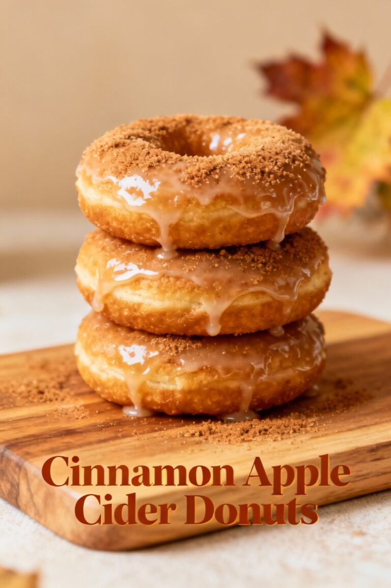 Cinnamon Apple Cider Donuts