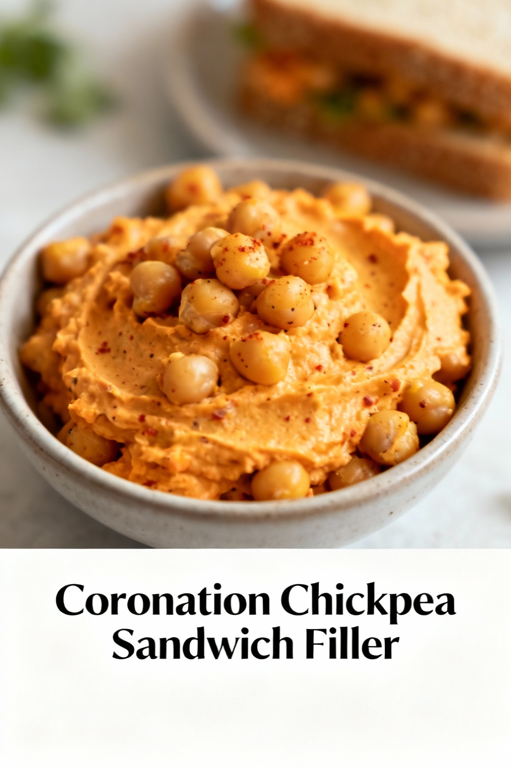 Coronation Chickpea Sandwich Filler
