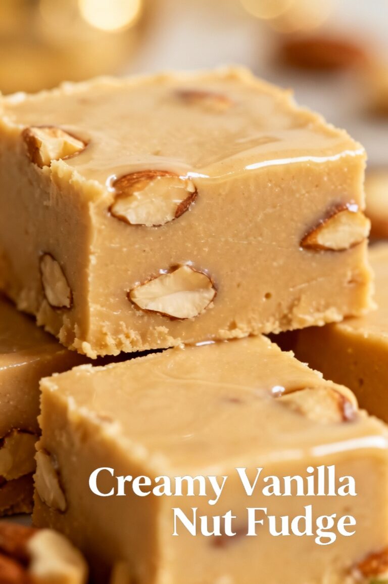 Creamy Vanilla Nut Fudge