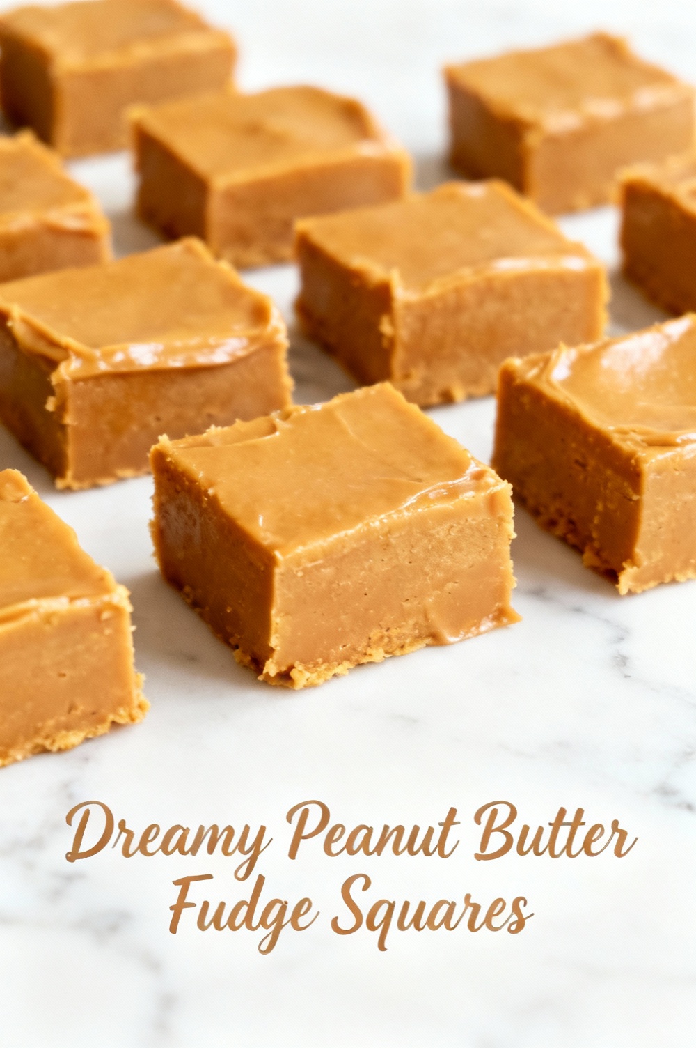 Dreamy Peanut Butter Fudge Squares