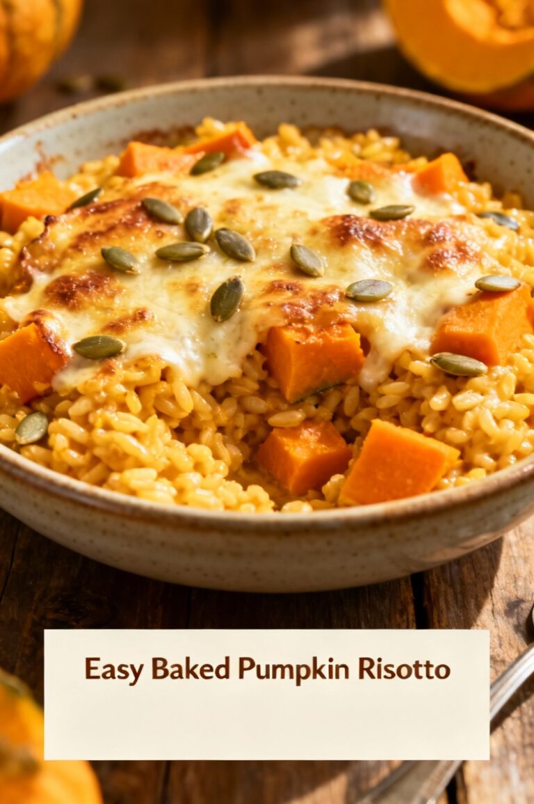 Easy Baked Pumpkin Risotto
